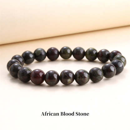 Oriental Buddha Natural Stone Quartz Healing Beads Bracelet
