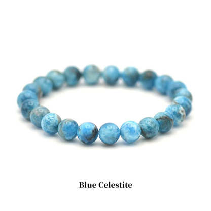 Oriental Buddha Natural Stone Quartz Healing Beads Bracelet