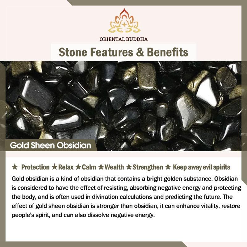 Oriental Buddha Natural Stone Quartz Healing Beads Bracelet