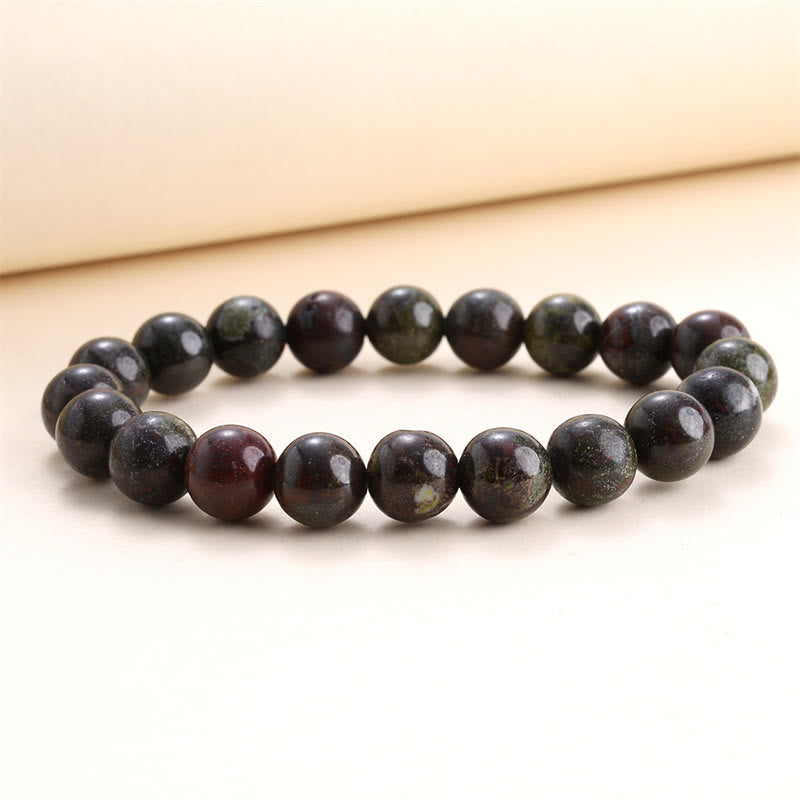 Oriental Buddha Natural Stone Quartz Healing Beads Bracelet