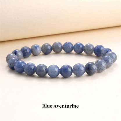 Oriental Buddha Natural Stone Quartz Healing Beads Bracelet