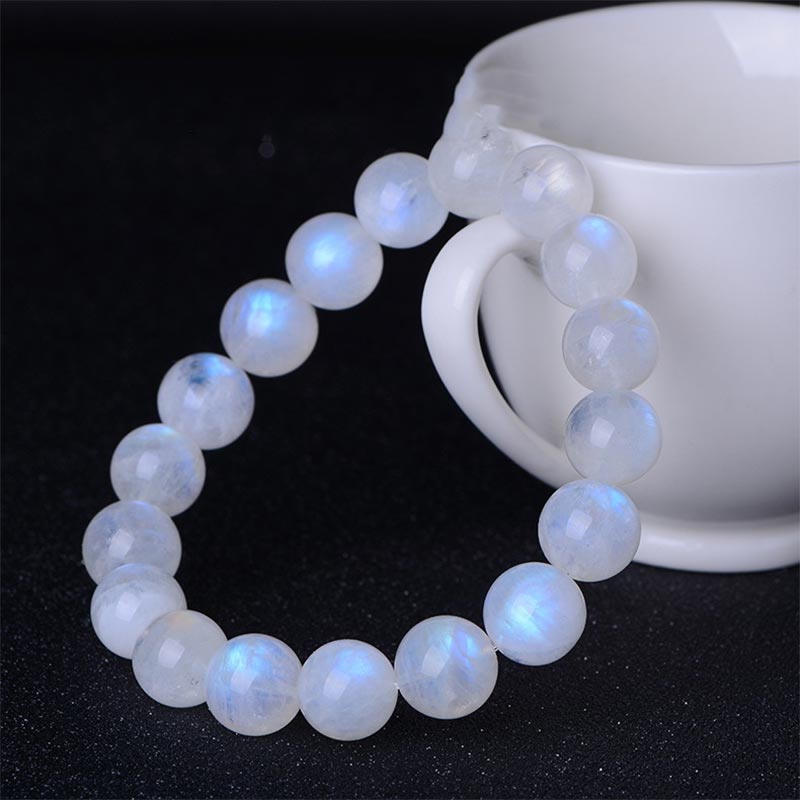 Oriental Buddha Natural Moonstone Prosperity Bracelet