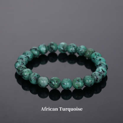 Oriental Buddha Natural Stone Quartz Healing Beads Bracelet