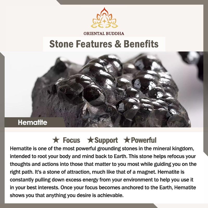 Oriental Buddha Natural Stone Quartz Healing Beads Bracelet