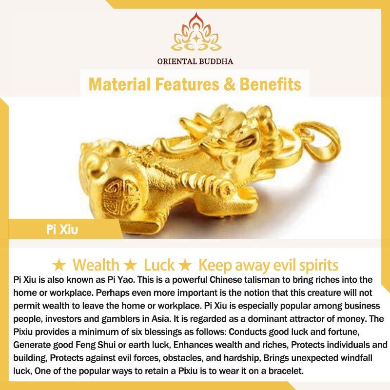 Oriental Buddha FengShui PiXiu Jade Protection Bracelet