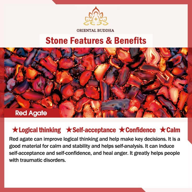 Oriental Buddha Natural Stone Quartz Healing Beads Bracelet