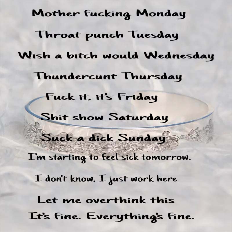 Sarcastic Souls Work Mood Bracelets-Jolura