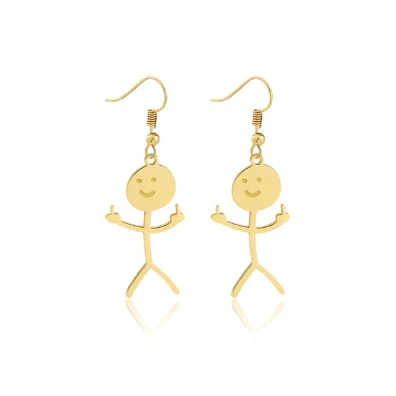 Funny Doodle Earrings-Jolura