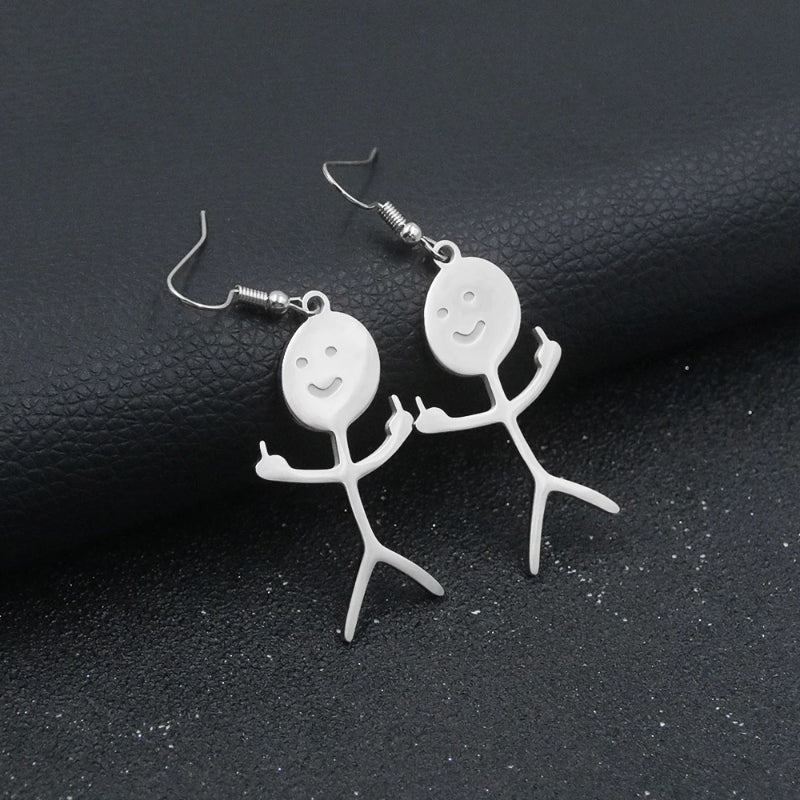 Funny Doodle Earrings-Jolura