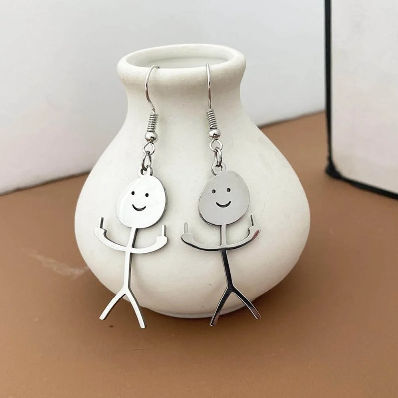 Funny Doodle Earrings-Jolura