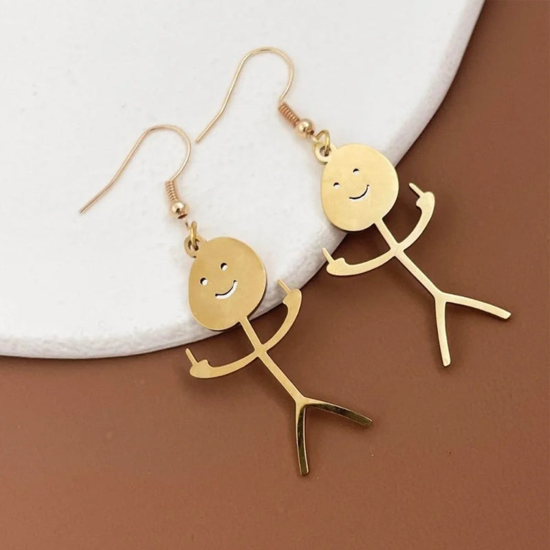 Funny Doodle Earrings-Jolura