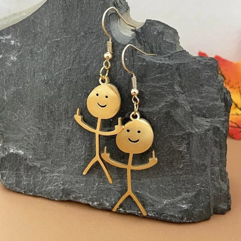 Funny Doodle Earrings-Jolura