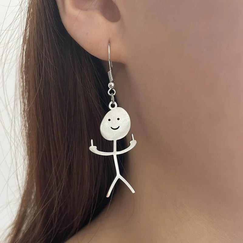 Funny Doodle Earrings-Jolura