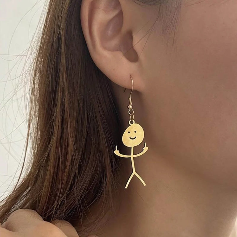 Funny Doodle Earrings-Jolura