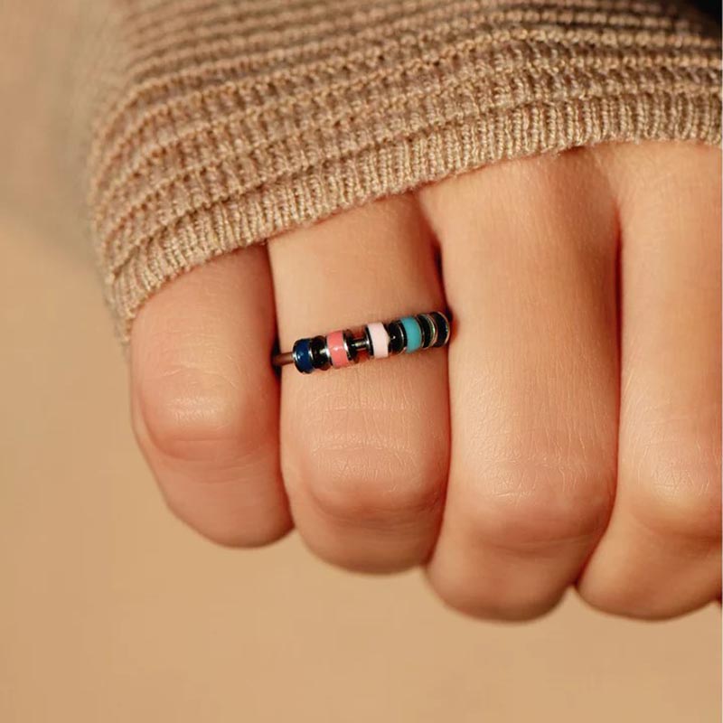 To My Daughter - Beaded Fidget Ring-Jolura