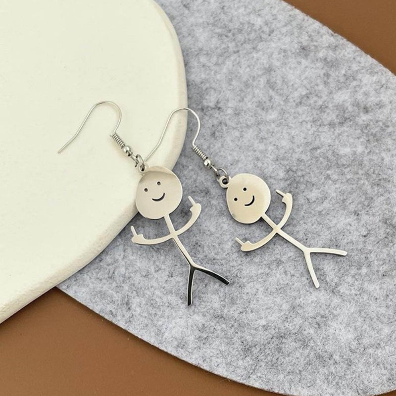 Funny Doodle Earrings-Jolura