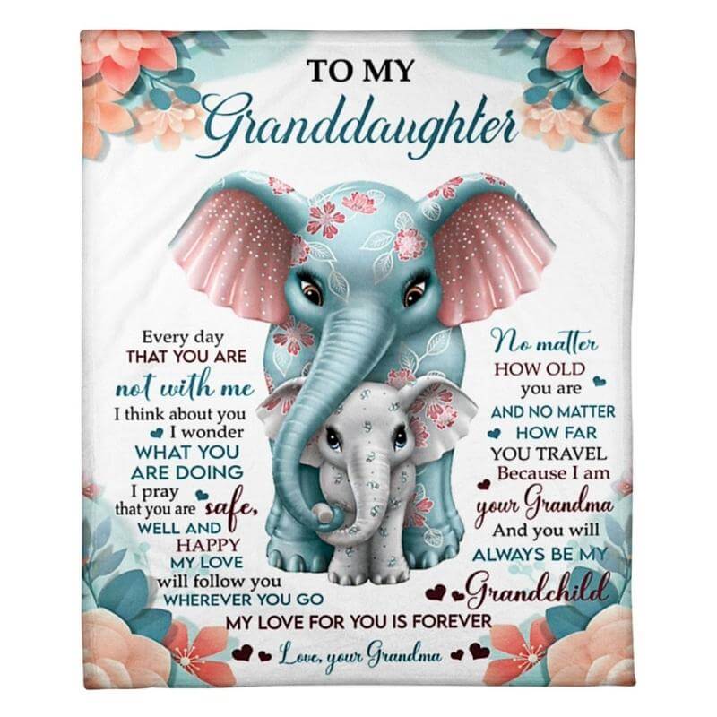 To My Granddaughter - From Grandma - A335 - Premium Blanket-Jolura