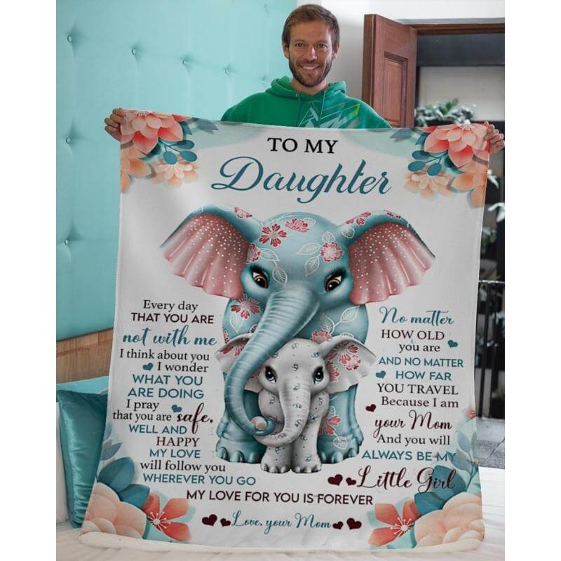 To My Daughter - From Mom - A335 - Premium Blanket-Jolura