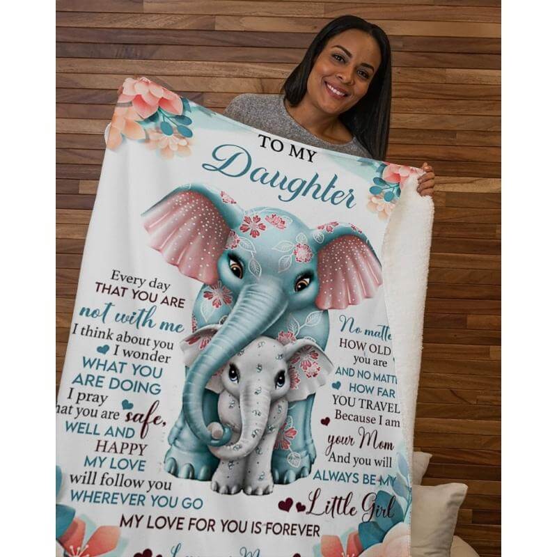 To My Daughter - From Mom - A335 - Premium Blanket-Jolura