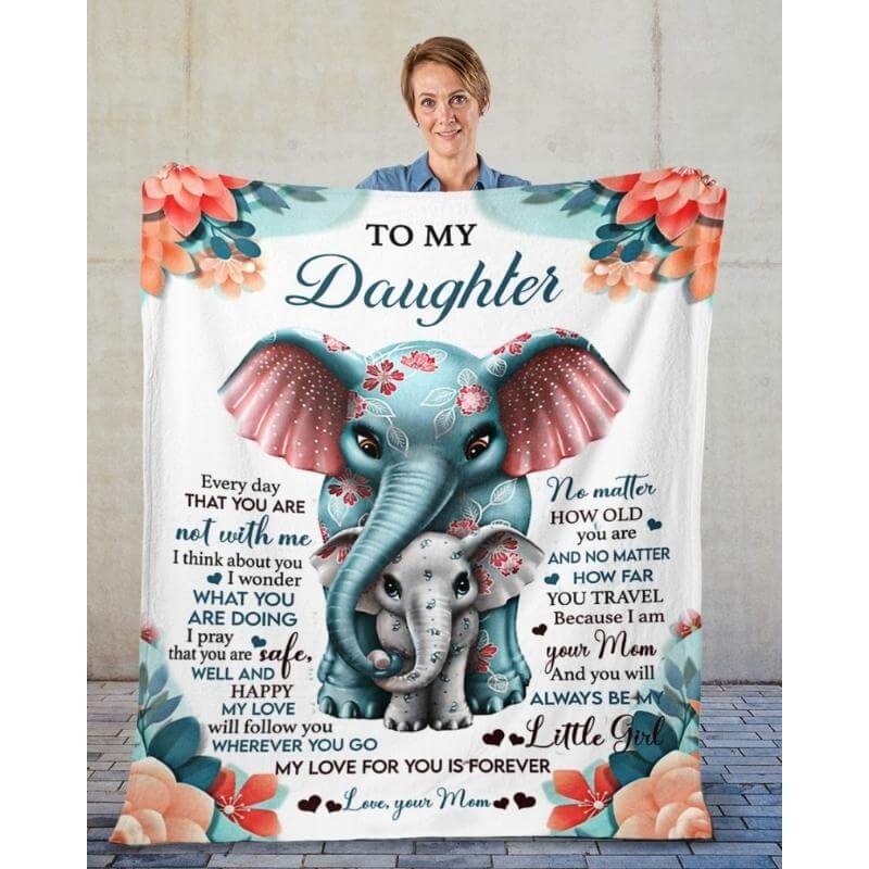 To My Daughter - From Mom - A335 - Premium Blanket-Jolura