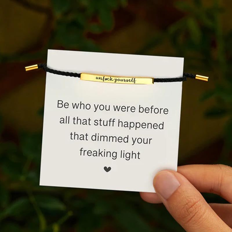 Unfuck Yourself Tube Bracelet-Jolura