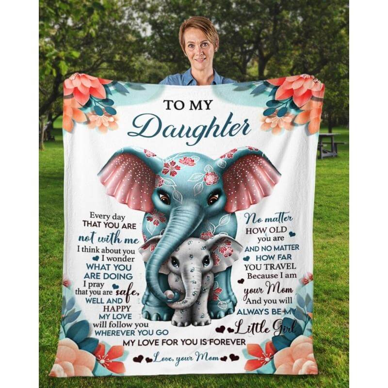 To My Daughter - From Mom - A335 - Premium Blanket-Jolura