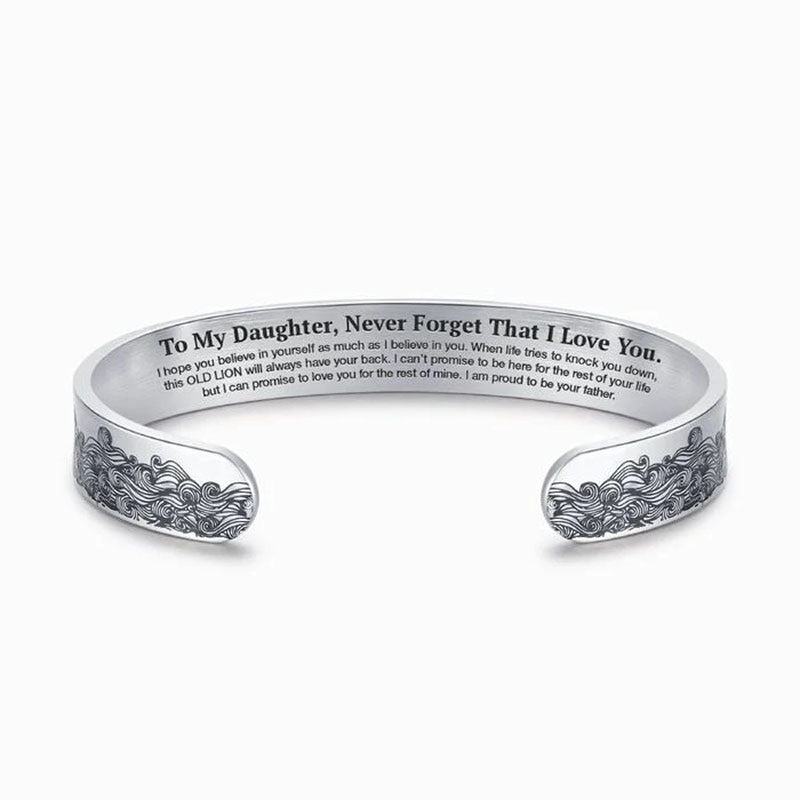 To My Daughter Proud of You Love Dad Bracelet-Jolura