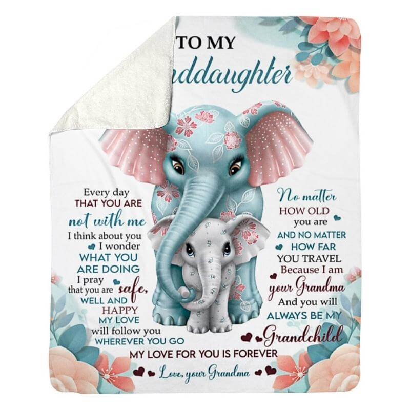 To My Granddaughter - From Grandma - A335 - Premium Blanket-Jolura