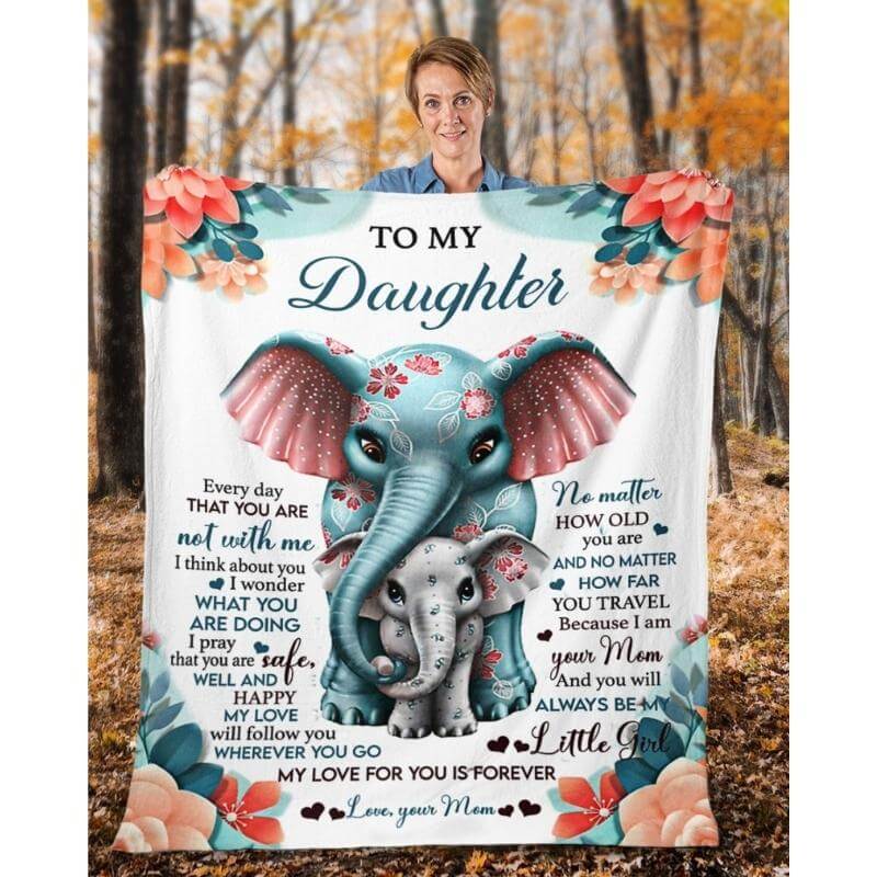 To My Daughter - From Mom - A335 - Premium Blanket-Jolura