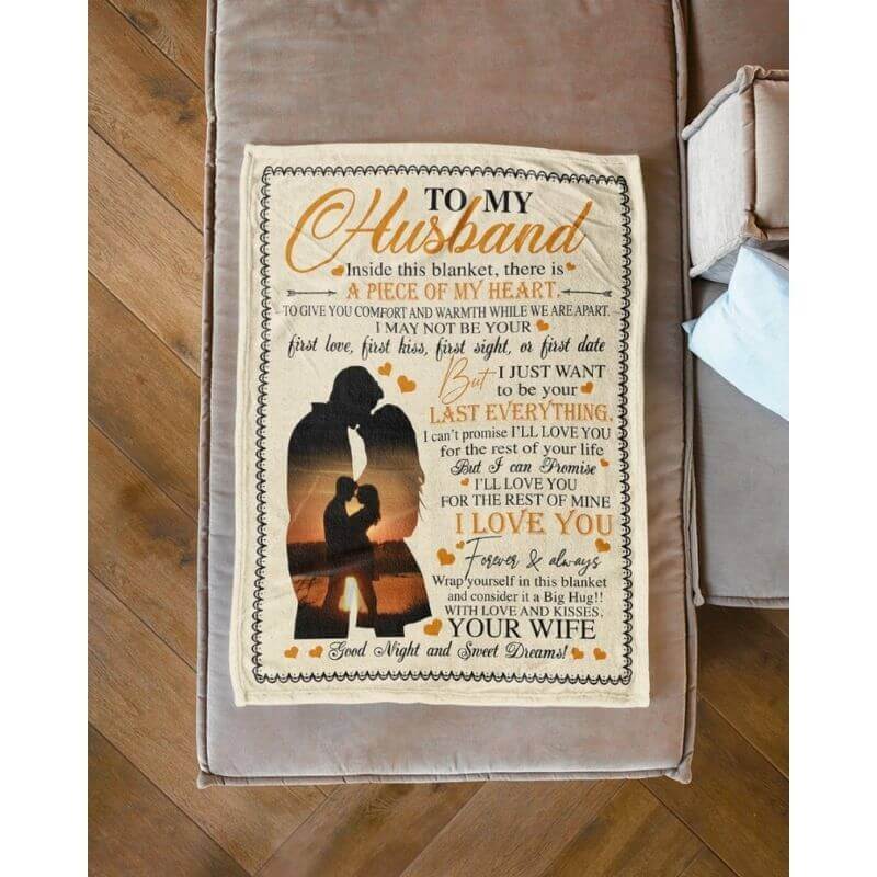 To My Husband - From Wife - A361 - Premium Blanket-Jolura