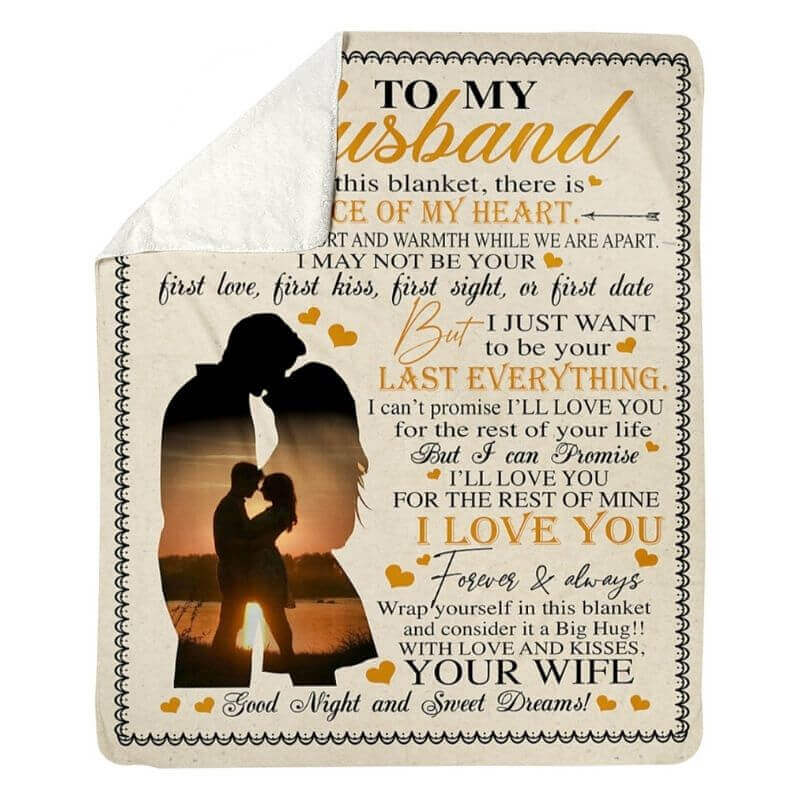 To My Husband - From Wife - A361 - Premium Blanket-Jolura