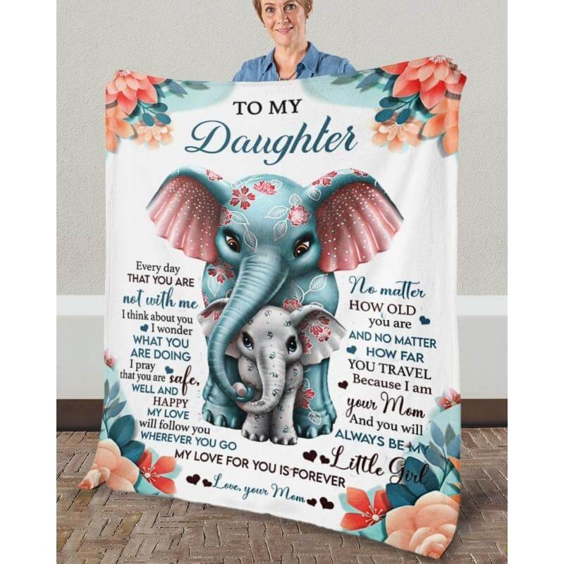 To My Daughter - From Mom - A335 - Premium Blanket-Jolura