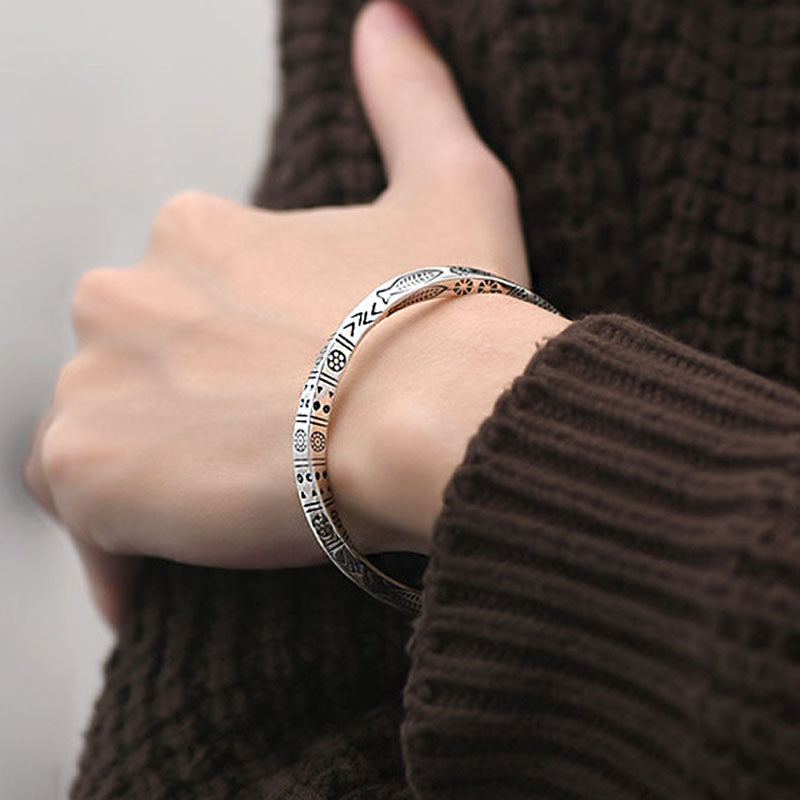 Nordic Silver Viking Bracelet-Jolura