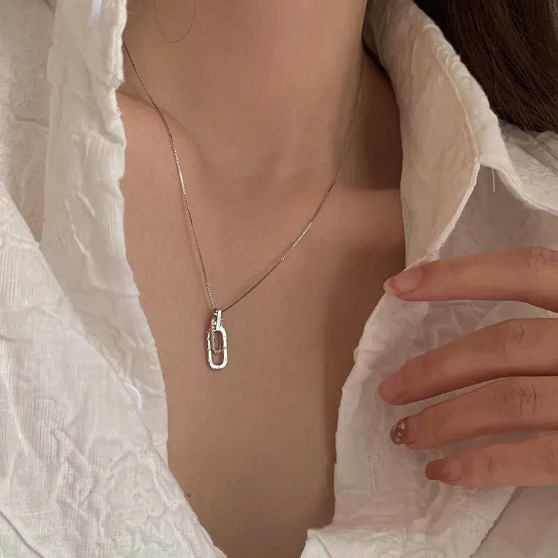 For Unbiological Daughter - S925 Linked Together Necklace-Jolura