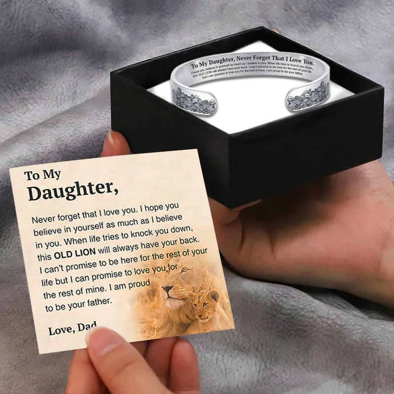 To My Daughter Proud of You Love Dad Bracelet-Jolura