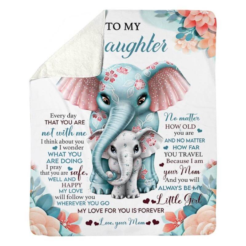 To My Daughter - From Mom - A335 - Premium Blanket-Jolura