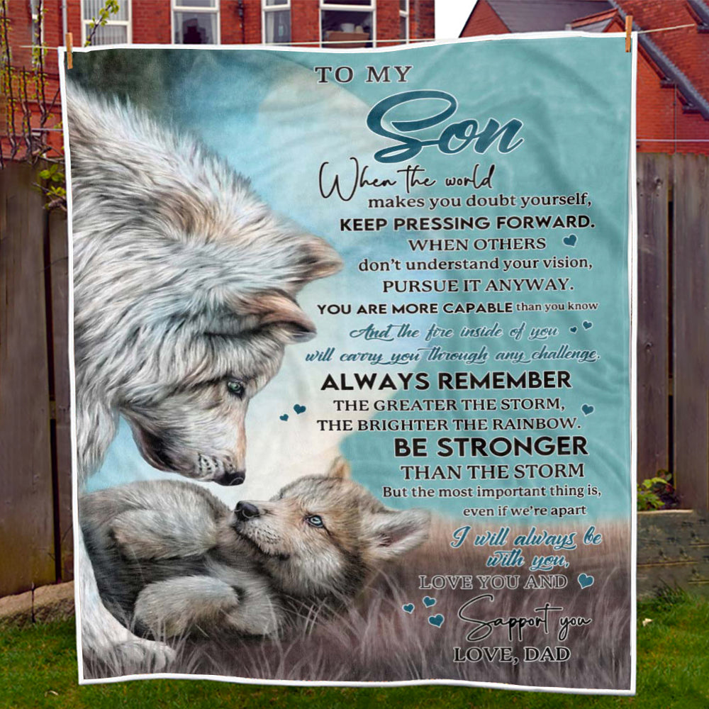 Be Stronger Than The Storm - Premium Blanket - A246-Jolura