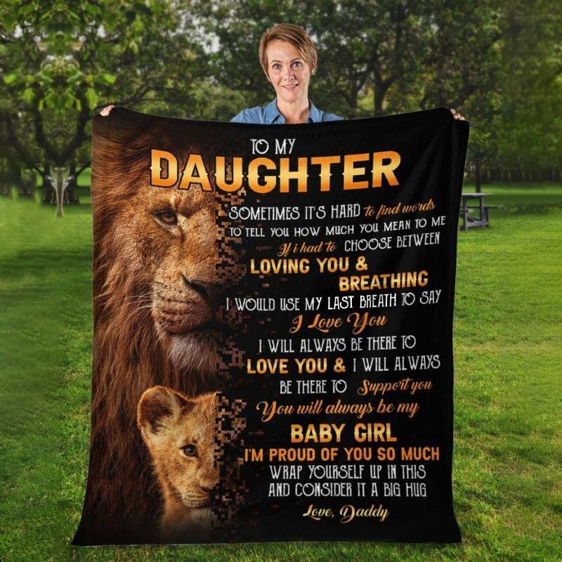 To My Daughter - From Dad - A322 - Premium Blanket-Jolura