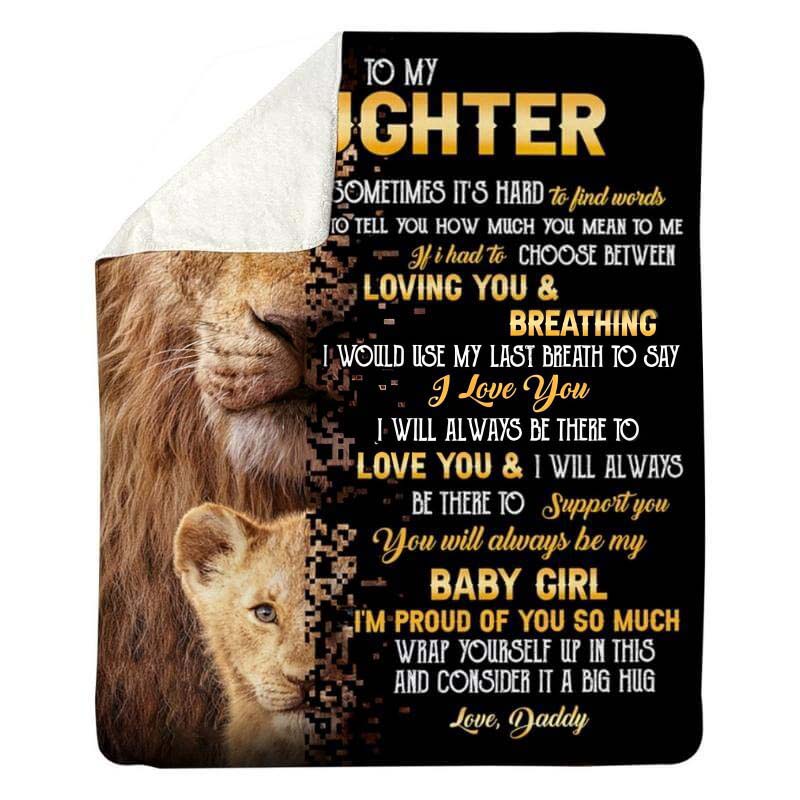 To My Daughter - From Dad - A322 - Premium Blanket-Jolura