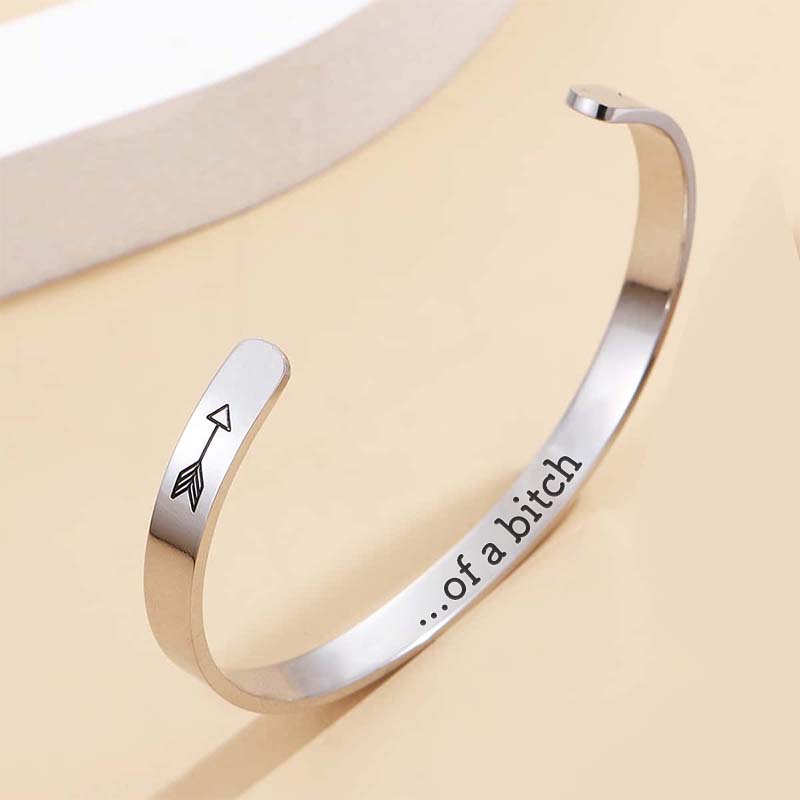 Be Kind...Of A Bi♥ch Mantra Bracelet-Jolura