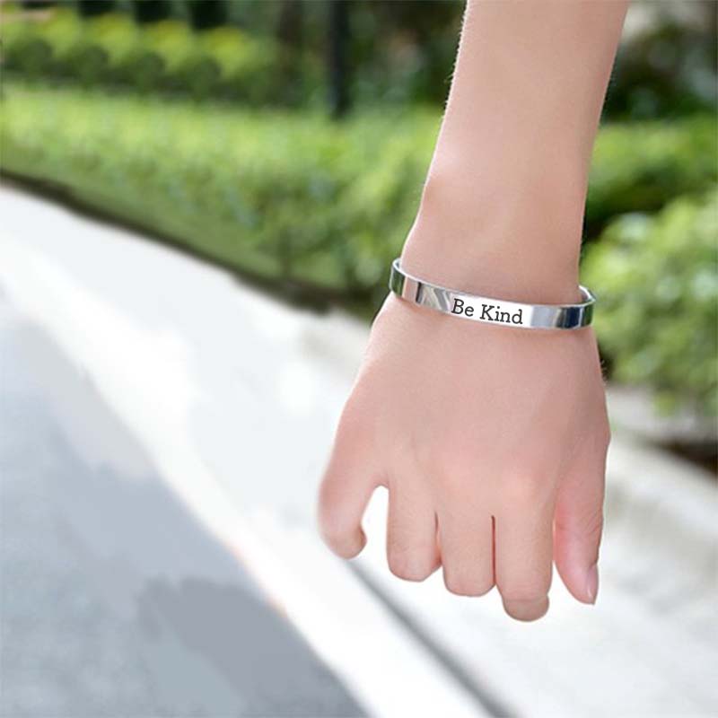 Be Kind...Of A Bi♥ch Mantra Bracelet-Jolura