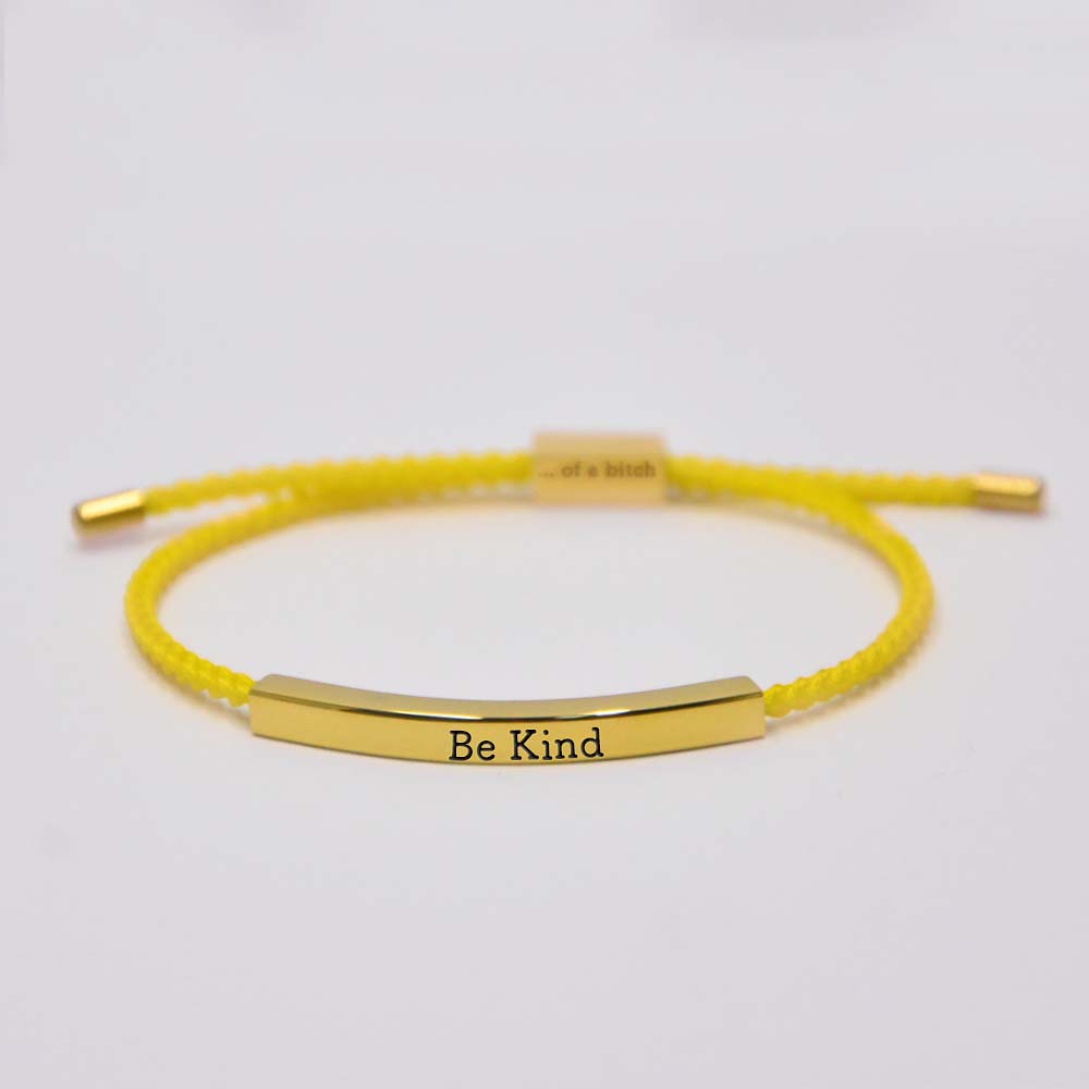 Be Kind...Of A Bi♥ch Tube Bracelet-Jolura