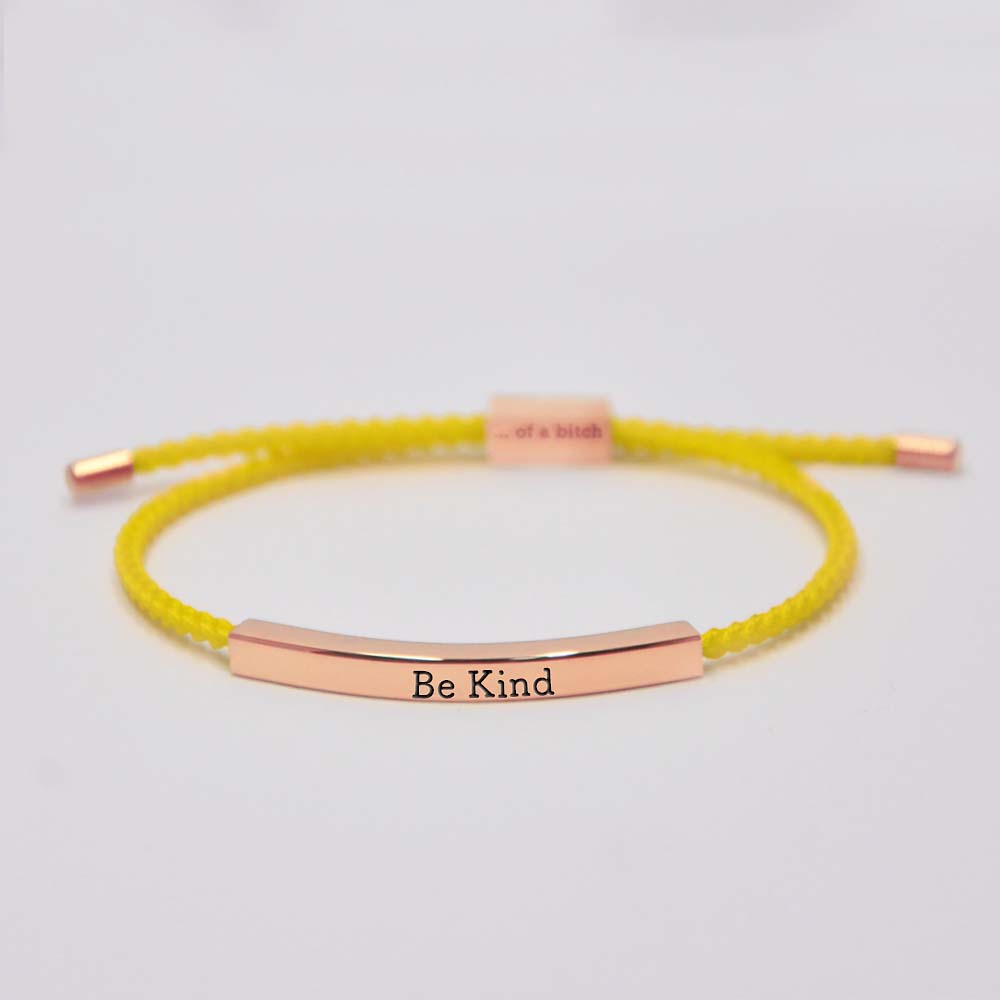 Be Kind...Of A Bi♥ch Tube Bracelet-Jolura