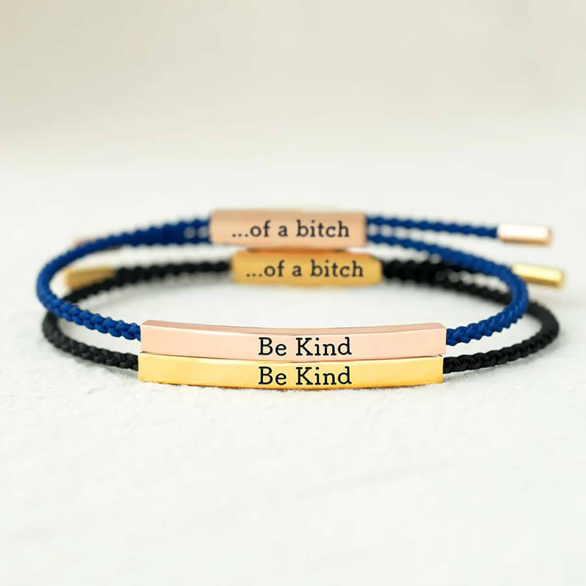 Be Kind...Of A Bi♥ch Tube Bracelet