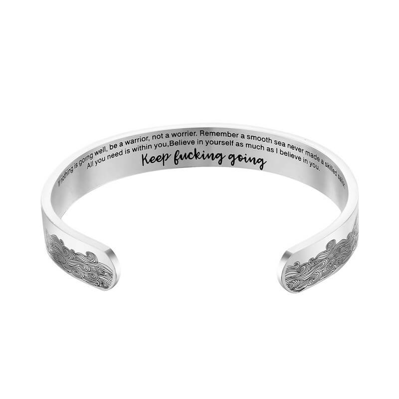 "Keep Fucking Going" Bracelet-Jolura