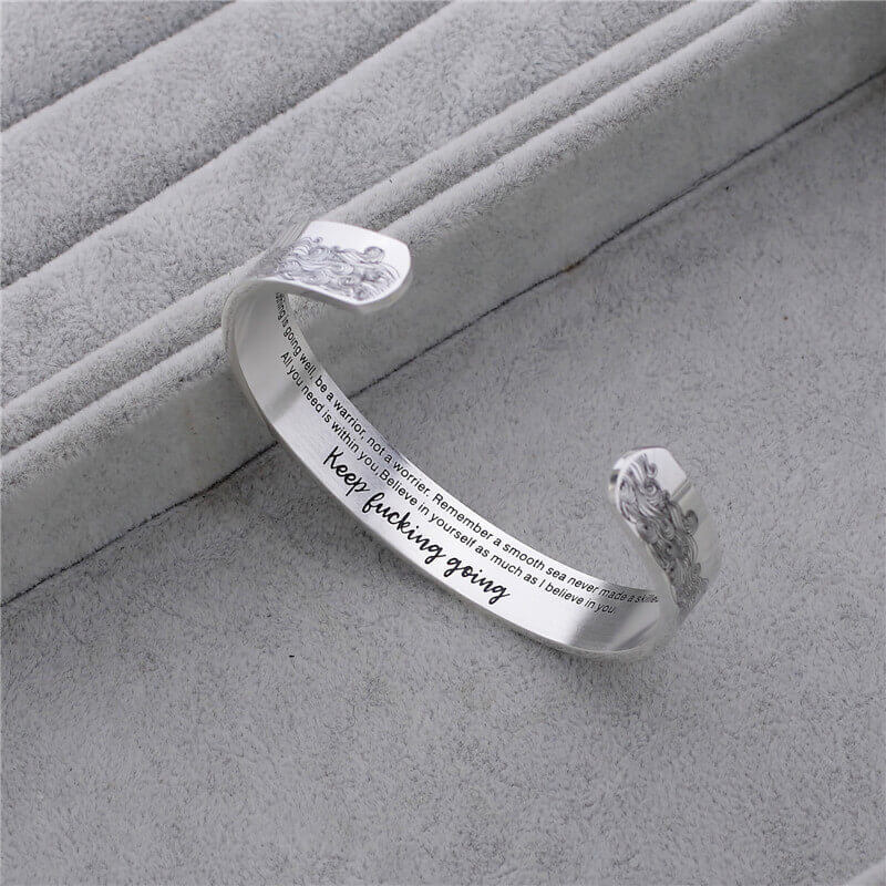 "Keep Fucking Going" Bracelet-Jolura
