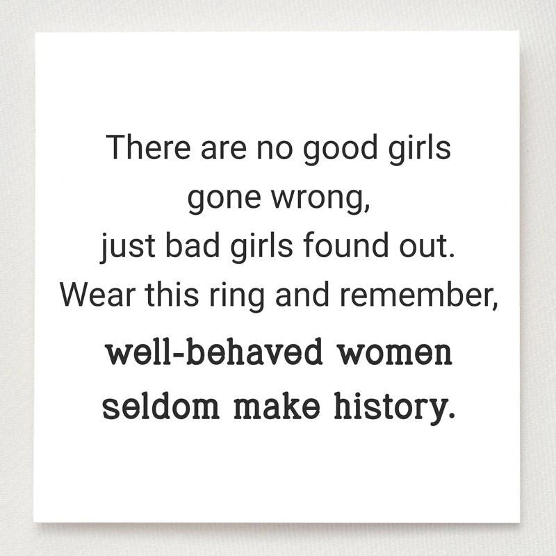 Be Kind...Of A Bi♥ch Signature Ring-Jolura