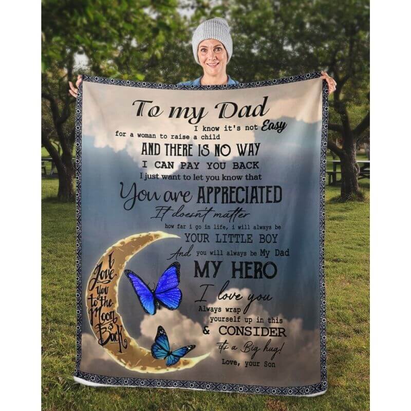 To My Dad - From Son - A314 - Premium Blanket-Jolura