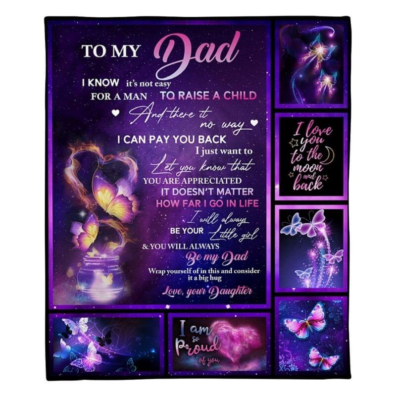 To My Dad - From Daughter - A315 - Premium Blanket-Jolura