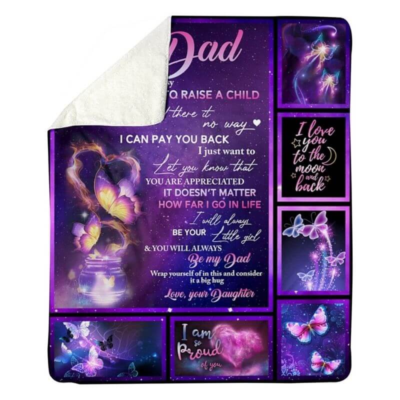 To My Dad - From Daughter - A315 - Premium Blanket-Jolura